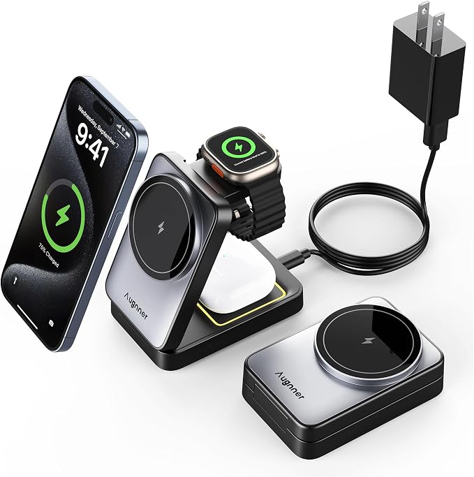3 in 1 Charging Station for Multiple Devices Apple Compatible - Image 6