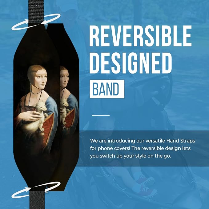 Customizable Universal Phone Grip Strap | Reversible Phone Hand Strap - Image 2