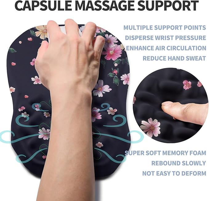 Ergonomic Raised Mouse Pad Wrist Support - Image 3