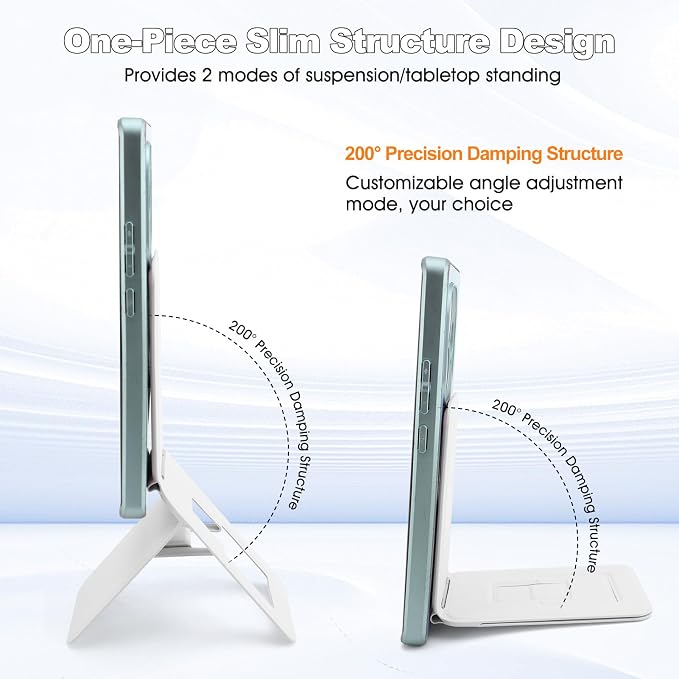 Phone Stand, Foldable Magnetic Phone Tripod, Angle Adjustment & Strong Magnets - Image 6
