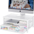 Desk Organizers and Accessories, 2-Tier Computer Monitor Stand Riser by OPNICE