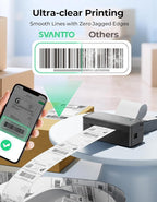 SVANTTO Y42BT Bluetooth Thermal Label Printer, 4x6 Shipping Label Printer - Image 5