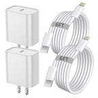 iPhone Fast Charger, iPhone Charger Fast Charging 2Pack PD 6FT Type C Quick USB by TrimDish