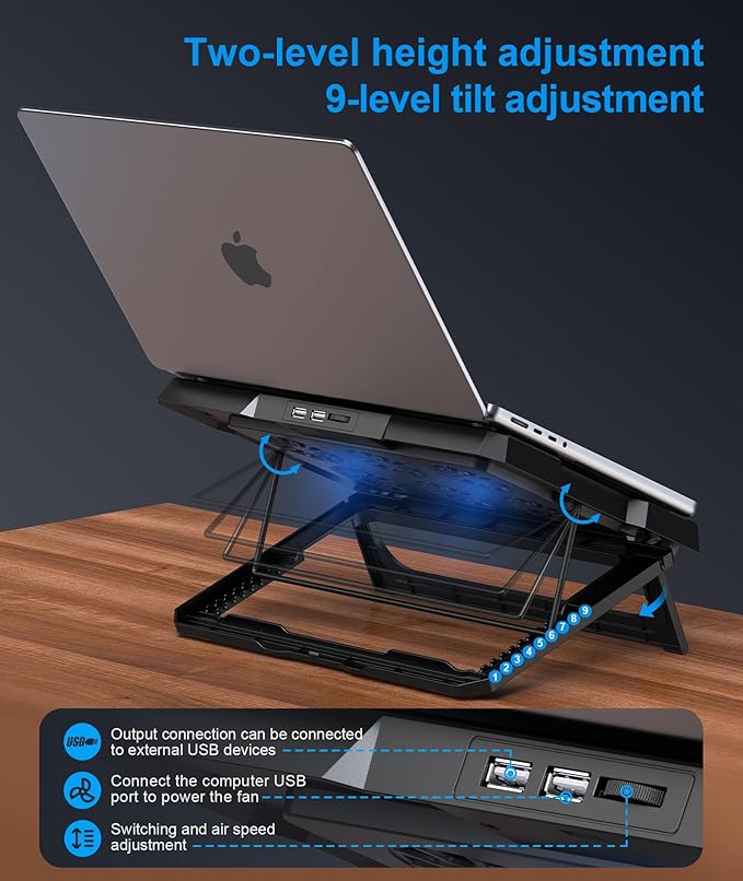 Laptop Cooling Pad, Laptop Cooler - Image 4
