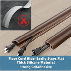 4ft Side Buckle Floor Cord Cover - Image 4