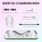 Charging Dock for Quest 3S, VR Stand for Meta Quest3, Charge Station for Oculus - Image 4