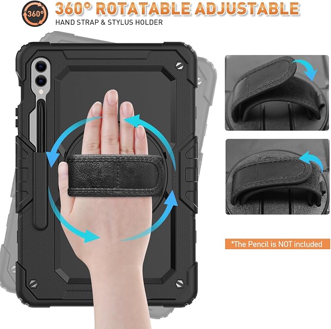 Timecity Case for Samsung Galaxy Tab S10 Plus/ S9 FE Plus/ S9 Plus 5G Tablet - Image 5