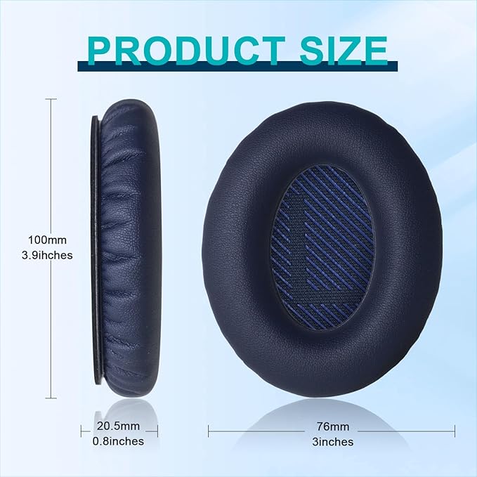 Replacement Earpads Cushions for Bose QuietComfort 35 & Quiet Comfort 35 II - Image 2