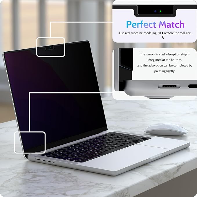 Magnetic Privacy Screen for MacBook Air 15 Inch - Image 6