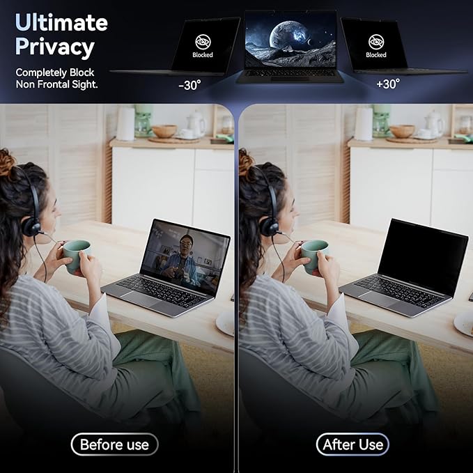 Magnetic 14 Inch Laptop Privacy Screen - Image 2
