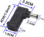 90W PD Type C to DC5521 Power Converter USB C to DC 5521 Laptop Charging - Image 2