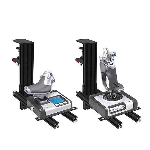 Hikig 2 Set Desk Mount for Flight Sim Game Joystick, Throttle and HOTAS Systems - Image 2