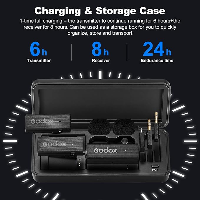 GODOX 【2025 Latest Model】 Movelink Mini UC Kit Wireless Microphone System - Image 4