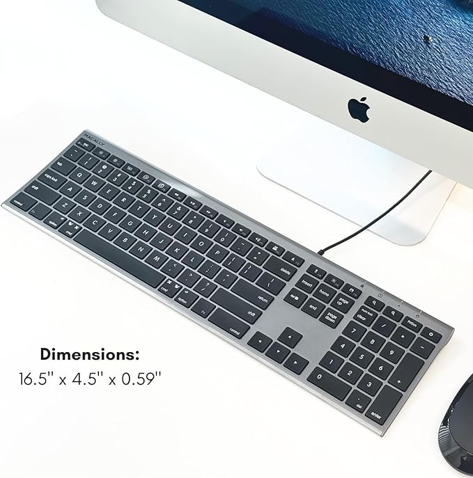 Macally Wired Keyboard for Mac - Image 7