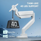 ARES WING Ultrawide Single Monitor Arm, Heavy Duty Monitor Mount - Image 3
