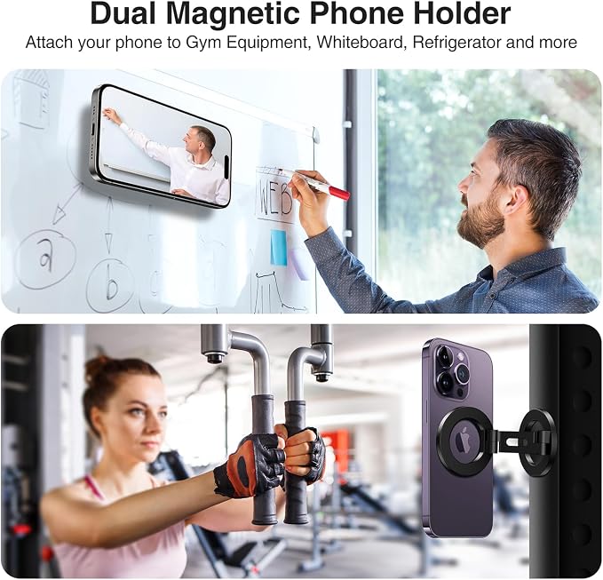 elitehood Magnetic Phone Stand, Small & Portable Magnetic Phone Holder - Image 3