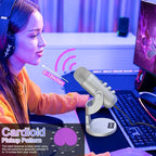 ZealSound Podcast Microphone for PC, Noise Cancellation USB Mic - Image 4