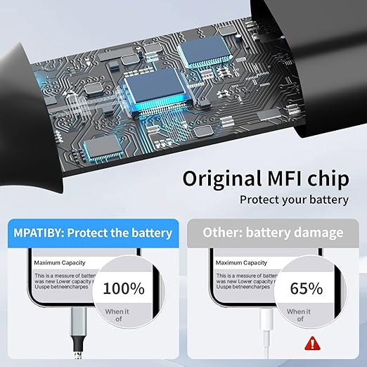 Multi Charging Cable, USB C Splitter Cable, 3 in 1 Fast Charging Cord - Image 5