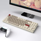 MageGee 75% Mechanical Gaming Keyboard, LED White Backlit, 87 Keys Compact TKL - Image 6
