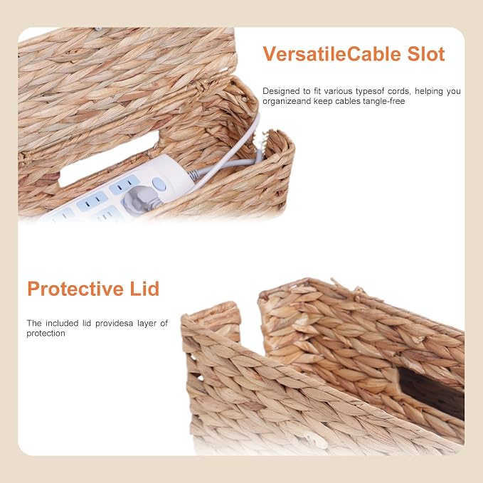 Cable Management Box, Cord Hider Organizer Box - Image 4