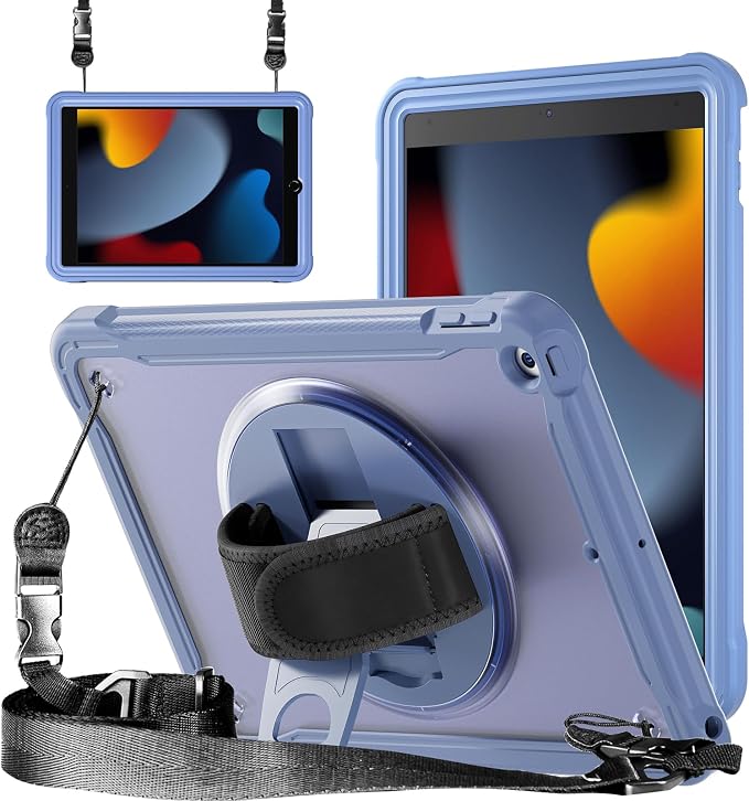 ZenRich Clear Case for iPad 9th/8th/7th Generation 10.2 inch 2021/2020/2019 by ZenRich