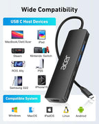 Acer USB C Hub, 7 in 1 USB C to HDMI Dock, 2 USB 3.1 GEN1 and 5Gbps Type-C Data - Image 7