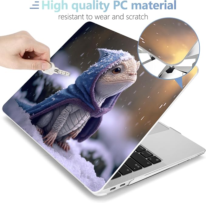 MEEgoodo for MacBook Air 13 inch Case 2021 2020 2019 2018 Released A2337 M1 - Image 3