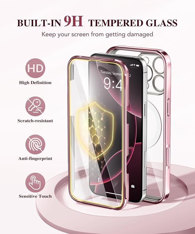 BERFY Magnetic for iPhone 16 Pro Case, Compatible - Image 6
