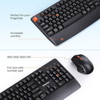 MEETION New Wireless Keyboard and Mouse, Computer Keyboard Mouse Combo - Image 3
