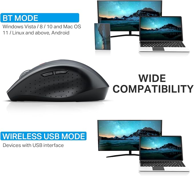 E-YOOSO Bluetooth Wireless Mouse - Image 6