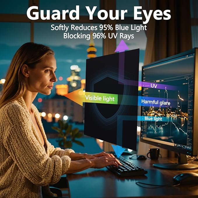 Magnetic Computer Privacy Screen Filter 27 Inch - Image 3