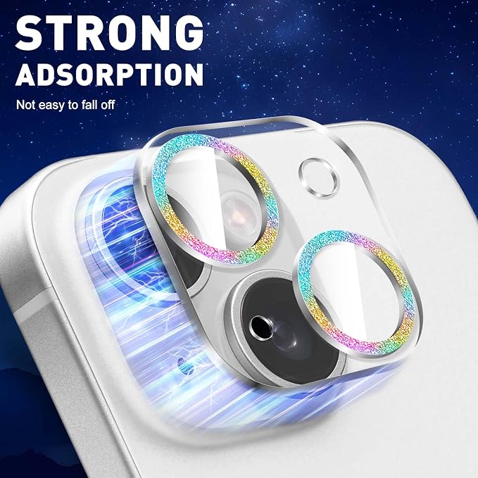 LucBuy 3PCS Sparkling Camera Lens Protector - Image 2