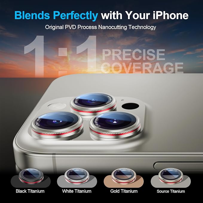 X-it 2 Pack Camera Lens Protector, Shatterproof Protection Anti-Scratch Ultra - Image 4