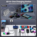 USB C Charger 200W USB C Charger Block, Upgraded GaN III 8-Port Fast Charging - Image 6