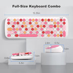 KNOWSQT Wireless Keyboard and Mouse Combo, USB Receiver Plug and Play, - Image 8