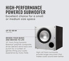 Polk Audio PSW10 10" Powered Subwoofer – Power Port Technology, Big Bass in - Image 2