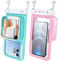 Niveaya [Floatable Floating Waterproof Phone Pouch 2 Pack-Up to 8.5", Large by Niveaya