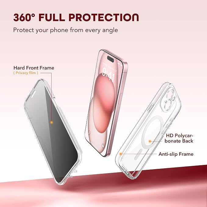 Magnetic for iPhone 15 Plus Case, Compatible - Image 9