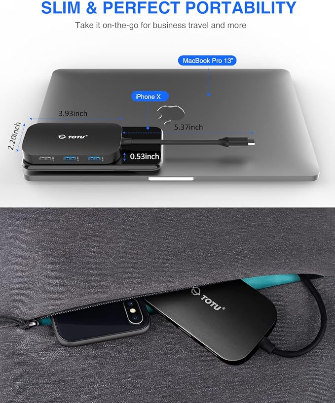 USB C Hub, 9-in-1 Type C Hub - Image 8