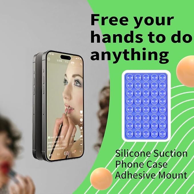 Silicone Double Octo Buddy-Sided Suction Phone Grip Detachable Mount - Image 3