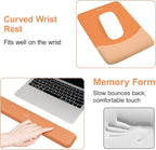 MOSISO Wrist Rest Support for Mouse Pad&Keyboard Set, Rectangular Ergonomic - Image 5