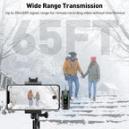 Wireless Lavalier Microphone for iPhone, USB C, Camera Video Recording 4 in 1 - Image 5