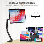 Tablet Stand Holder, Adjustable Foldable Tablet Arm iPad Desk Mount - Image 2