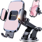 TORRAS Pink Phone Holders for Your Car【True Military-Grade & Strongest Suction】 by TORRAS