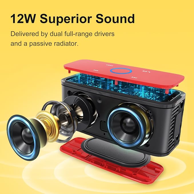 DOSS SoundBox Touch Wireless Bluetooth Speaker - Image 2