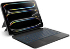 Detachable Keyboard Case for Apple iPad Pro 13 inch 2024: Wireless Backlit by edaiser