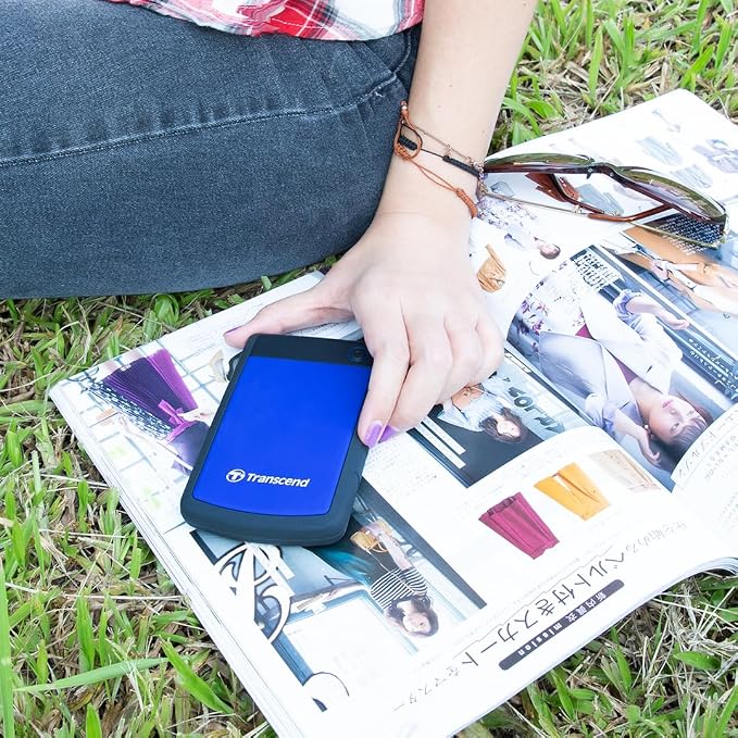 Transcend 2TB USB 3.1 Gen 1 StoreJet 25H3B SJ25H3B Rugged External Hard Drive - Image 4