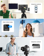 PQRQP 3 in 1 Mini Microphone for iPhone, Camera | 328ft Range & 18H Battery | - Image 7
