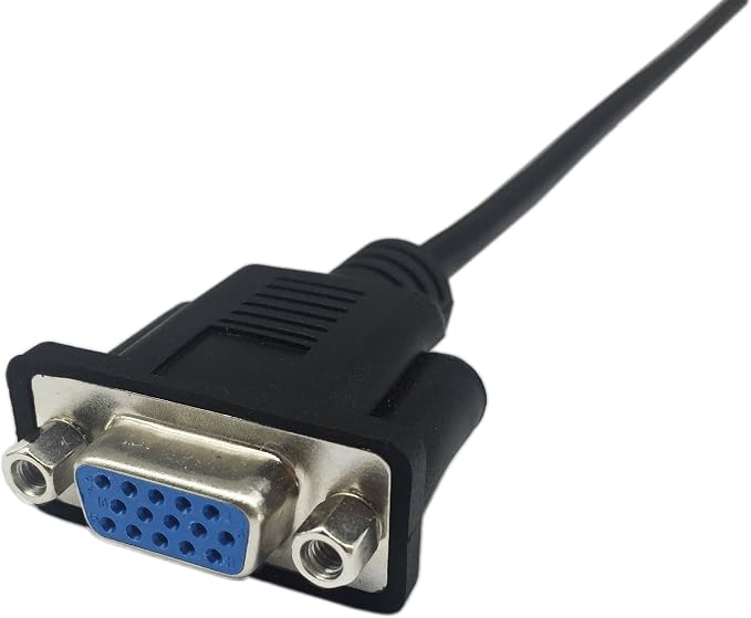 CERRXIAN 1ft VGA SVGA 15 Pin HD15 Male to Female Adapter Video Monitor - Image 6
