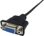 CERRXIAN 1ft VGA SVGA 15 Pin HD15 Male to Female Adapter Video Monitor - Image 6